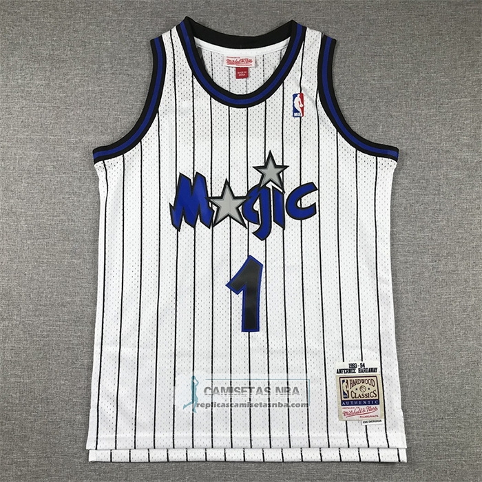 Camiseta Nino Orlando Magic Penny Hardaway NO 1 Mitchell & Ness 1993-94 Blanco